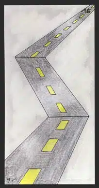 La route - Carte n°16 de l'Oracle Gé