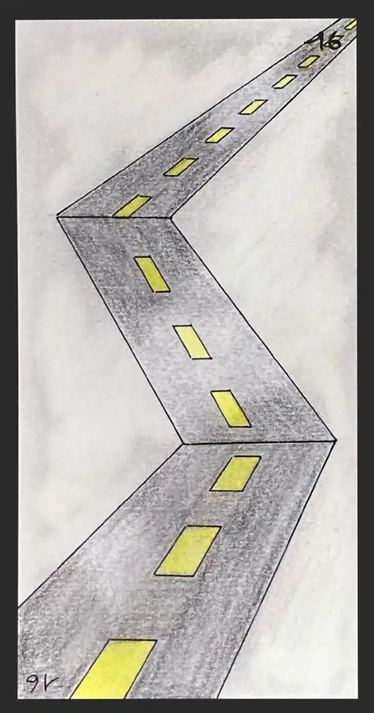 La route - Carte n°16 de l'Oracle Gé