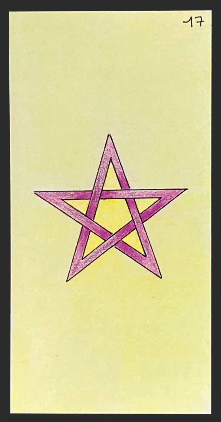 L'étoile - Carte n°17 de l'Oracle Gé