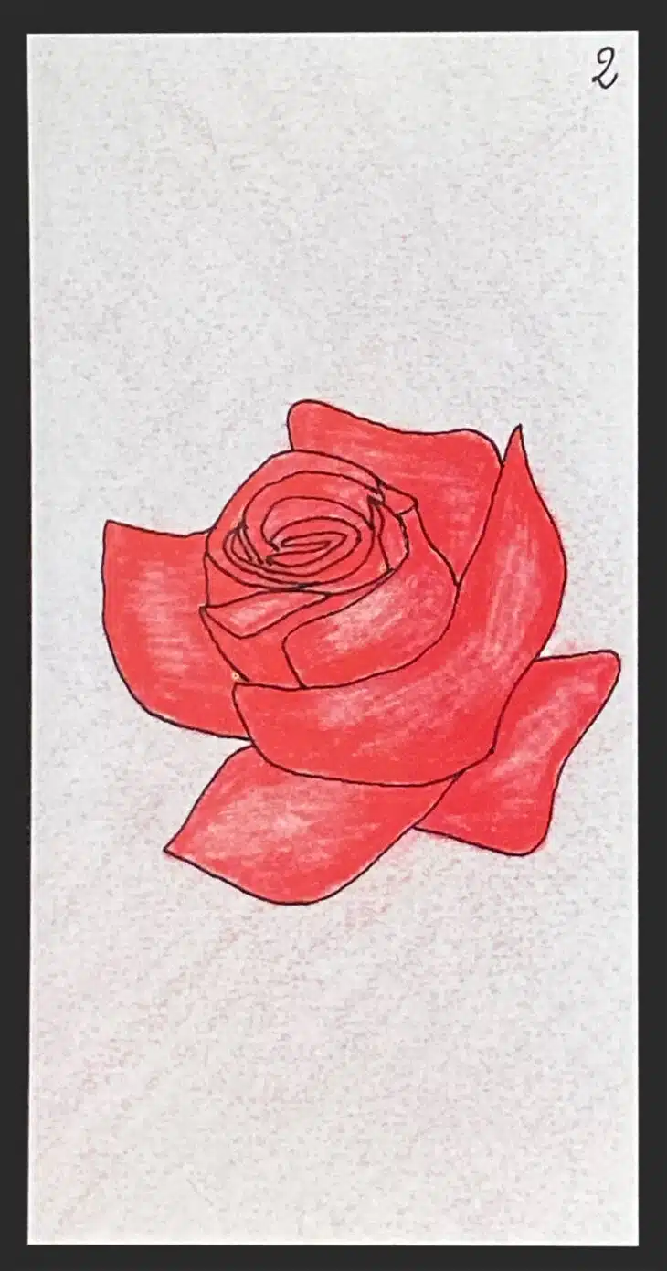 La rose - Carte n°2 de l'Oracle Gé