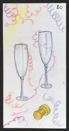 Les deux flutes - Carte n°20 de l'Oracle Gé