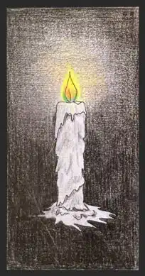 La bougie - Carte n°22 de l'Oracle Gé
