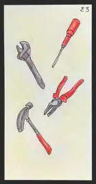Les outils - Carte n°23 de l'Oracle Gé