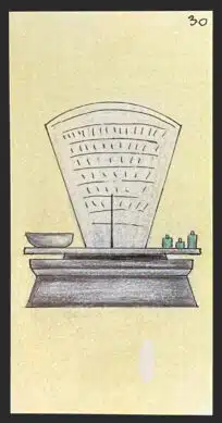 La balance - Carte n°30 de l'Oracle Gé
