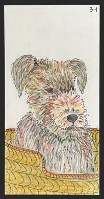 Le chien - Carte n°31 de l'Oracle Gé