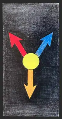 Les flèches - Carte n°42 de l'Oracle Gé