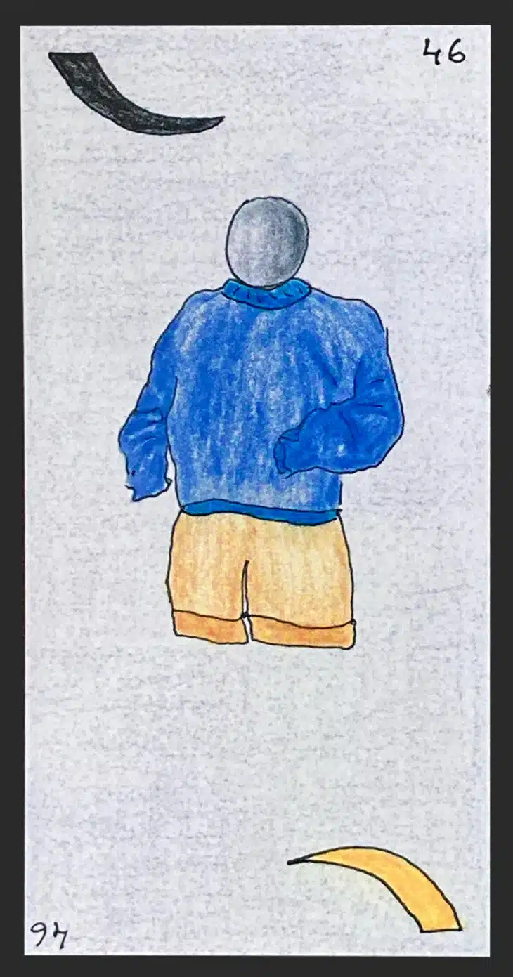 Le jeune homme - Carte n°46 de l'Oracle Gé