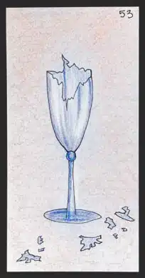 La flute brisée - Carte n°53 de l'Oracle Gé