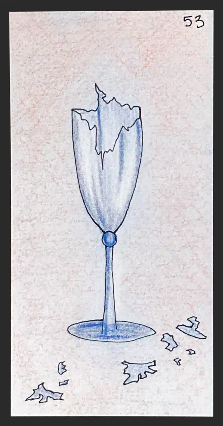 La flute brisée - Carte n°53 de l'Oracle Gé