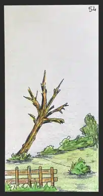 La campagne - Carte n°54 de l'Oracle Gé