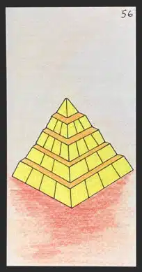 La pyramide - Carte n°56 de l'Oracle Gé