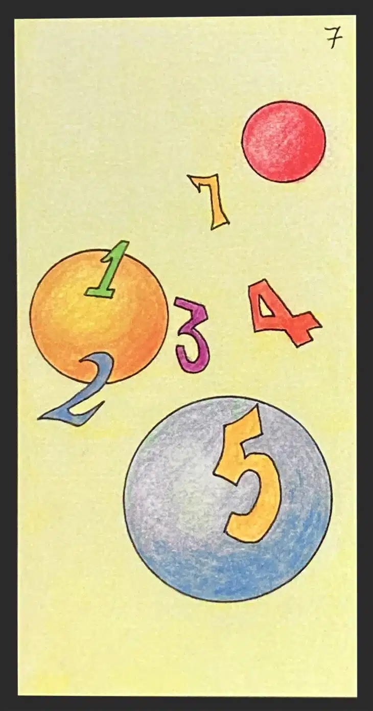 Les chiffres - Carte n°7 de l'Oracle Gé